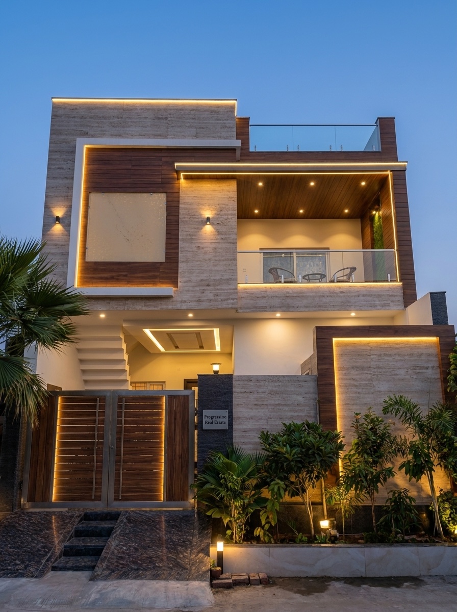 Progressino Real Estate residence in Amritsar, Punjab — designed and constructed by Progressino